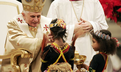 ,,Pope,, Benedict XVI,,mass,,christmas,,,