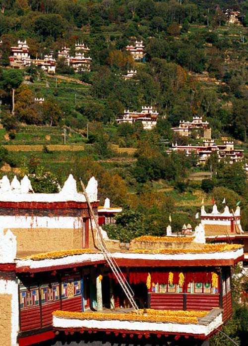 A Tibetan Village in Danba Couty,Sichuan Province