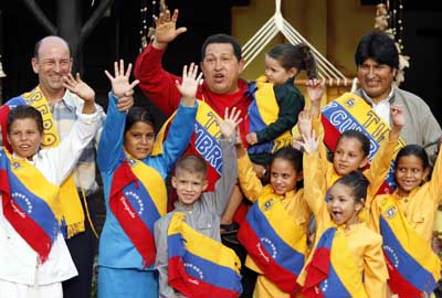 Chavez attends opening ceremony of ALBA Games