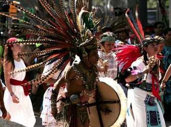 Mexicans dance for World Water Forum