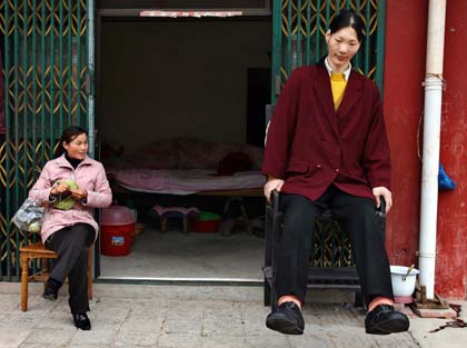 Tallest woman in Asia