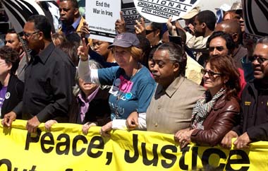 Anti-war protest in New York