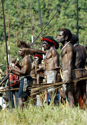 Cultural festival in Baliem Valley 