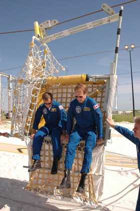 Dress rehearsal for space shuttle launch