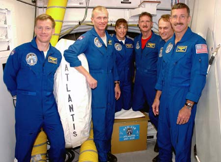 Dress rehearsal for space shuttle launch