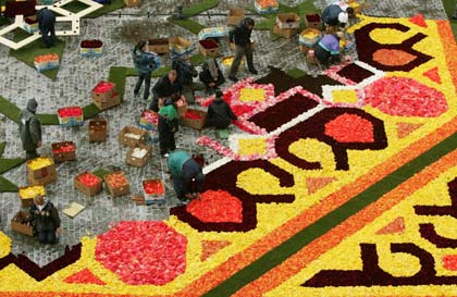Flower carpet at Brussels