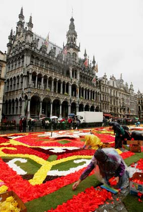 Flower carpet at Brussels