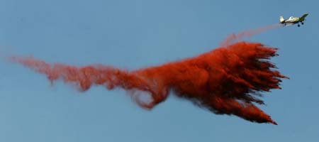 Forest fire in Spain