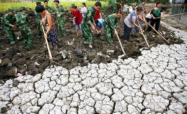 Continuous drought in Sichuan