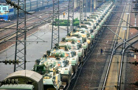 PLA's motorized division launches war exercise