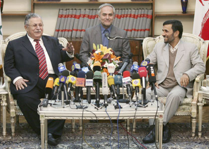 Iran, Iraq presidents meet