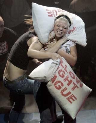 No softies in Canada's Pillow Fight League