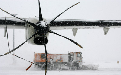 Snow raids Europe