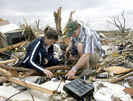 Florida Lake County after storm