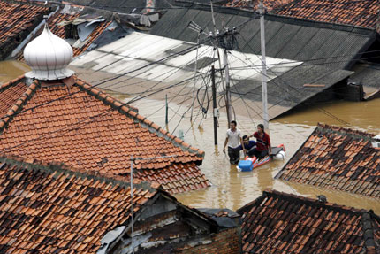 Jakarta under flood siege