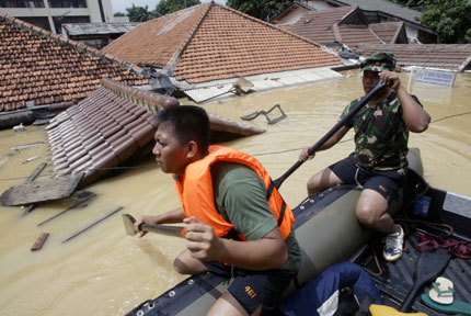 Jakarta under flood siege