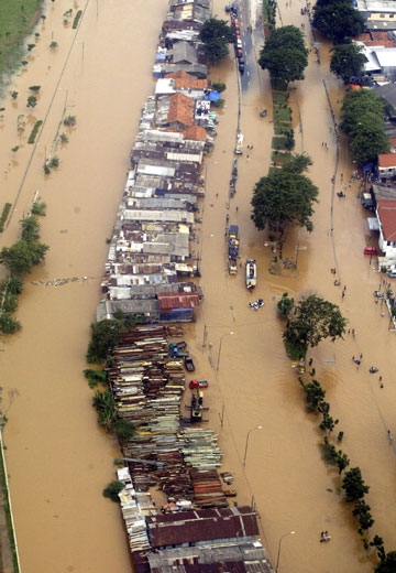 Jakarta under flood siege