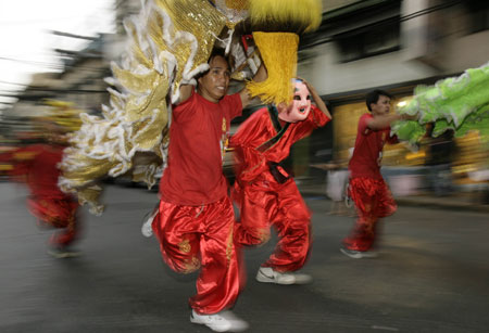 Lunar New Year parade in Manila