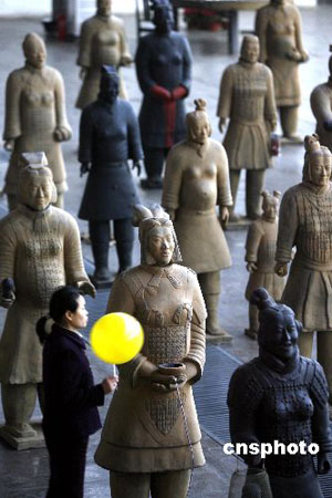 Female terracotta warriors