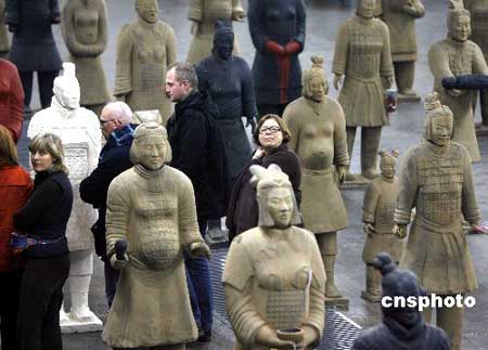 Female terracotta warriors