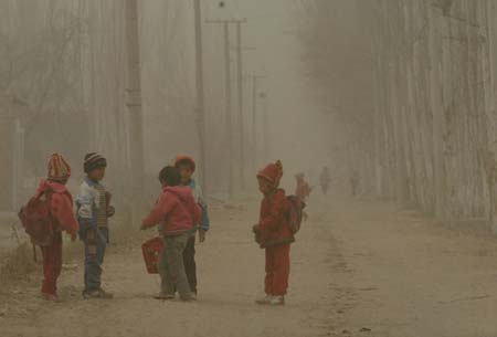 Sandstorm hits NW China