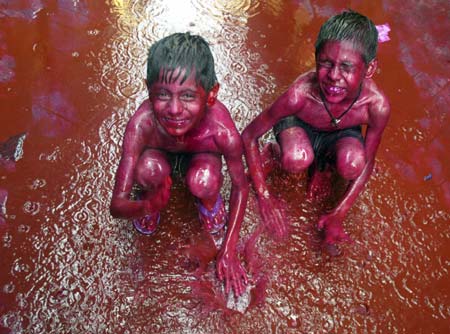 Holi festival in India