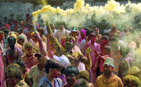 Holi festival in India