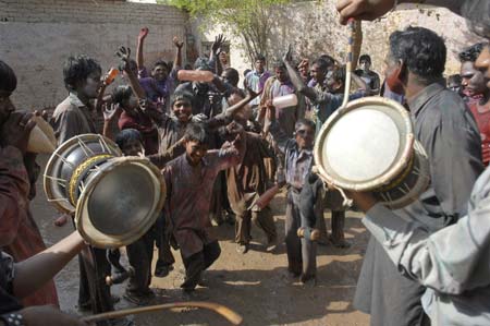Holi festival in India