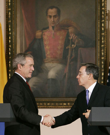 Colombian President meets Bush