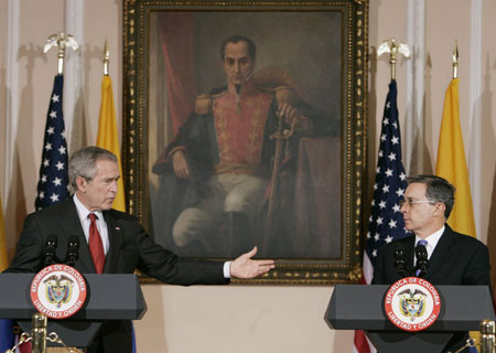 Colombian President meets Bush