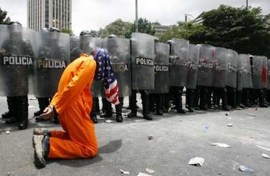 Bush visit sparks protests in Latin America
