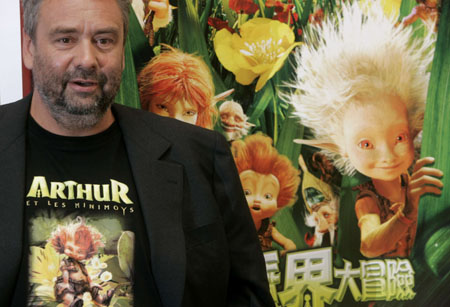 Luc Besson promotes new film in Hong Kong