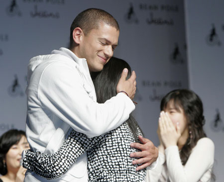 'Prison Break'star in Seoul