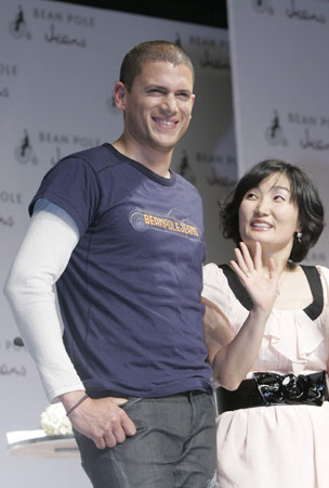 'Prison Break'star in Seoul