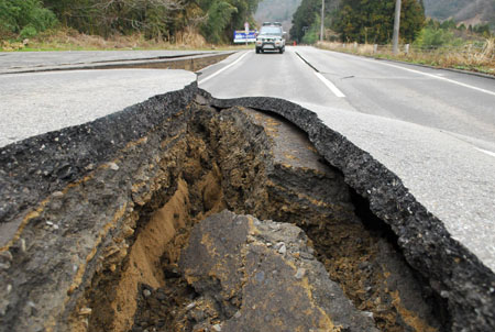 Wajima after quake