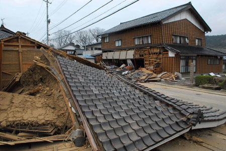 Wajima after quake