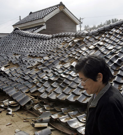 Wajima after quake