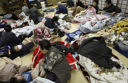 Wajima after quake