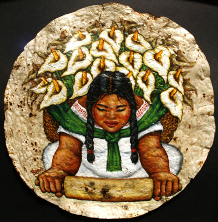 Tortilla paintings exhibition