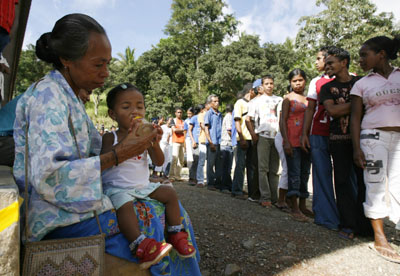 East Timorese vote for president