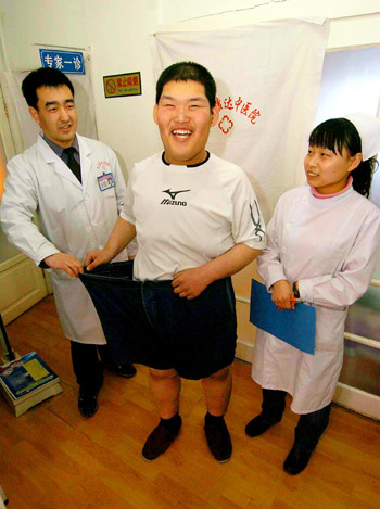 Overweight boy loses 109 kg