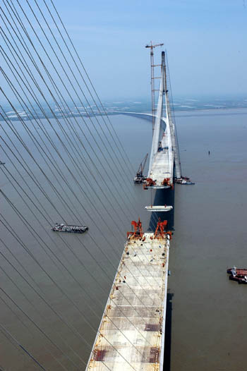 Sutong bridge to set world record