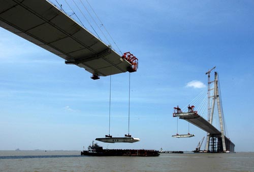 Sutong bridge to set world record