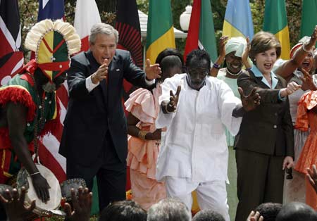 Bush dances for Malaria Awareness Day