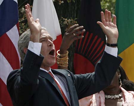 Bush dances for Malaria Awareness Day