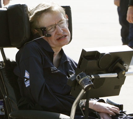 Stephen Hawking tests weightless fly