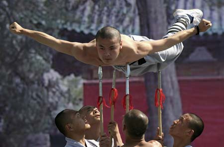 Kungfu performance in Tianjin