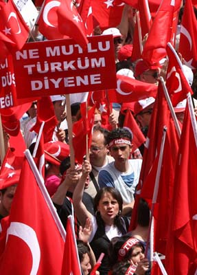 Anti-government rally in Turkey