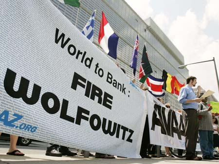 Wolfowitz resigning from World Bank
