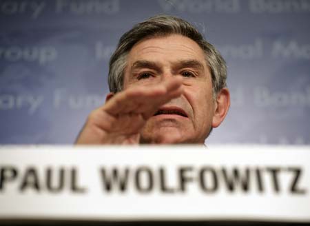 Wolfowitz resigning from World Bank